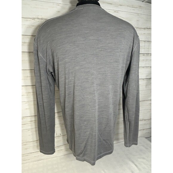 SmartWool 250 Merino Wool Mens Blue Gray Base Layer Thermal Long Sleeve Size XL - Picture 8 of 13